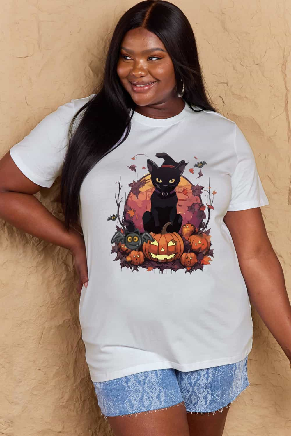 Simply Love Full Size Halloween Theme Graphic T-Shirt king-general-store-5710.myshopify.com