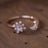 Moonstone 18K Rose Gold-Plated Open Ring king-general-store-5710.myshopify.com