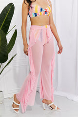 Marina West Swim Take Me To The Beach Mesh Ruffle Cover-Up Pants king-general-store-5710.myshopify.com