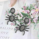 Spider Rhinestone Alloy Earrings king-general-store-5710.myshopify.com