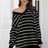 Striped V-Neck Sweater Dress king-general-store-5710.myshopify.com