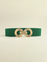 Geometric Buckle Elastic Wide Belt king-general-store-5710.myshopify.com