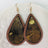 Teardrop Shape Wooden Dangle Earrings king-general-store-5710.myshopify.com