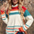 Striped Turtleneck Drop Shoulder Sweater king-general-store-5710.myshopify.com