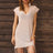 Fringe Hem Short Sleeve Deep V Cover Up Dress king-general-store-5710.myshopify.com