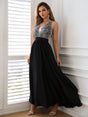 Contrast Sequin Sleeveless Maxi Dress king-general-store-5710.myshopify.com