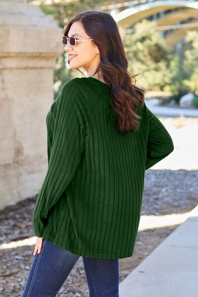 Basic Bae Full Size Ribbed Round Neck Long Sleeve Knit Top king-general-store-5710.myshopify.com