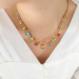 Crystal Copper Chain Necklace king-general-store-5710.myshopify.com