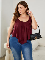 Plus Size Double-Strap Scoop Neck Cami king-general-store-5710.myshopify.com