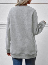 FELIZ NAVIDAD Round Neck Drop Shoulder Sweatshirt king-general-store-5710.myshopify.com