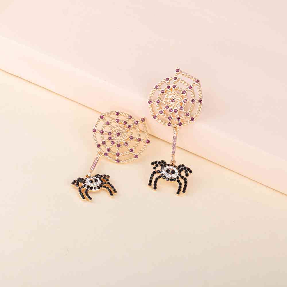 Spider Rhinestone Alloy Earrings king-general-store-5710.myshopify.com