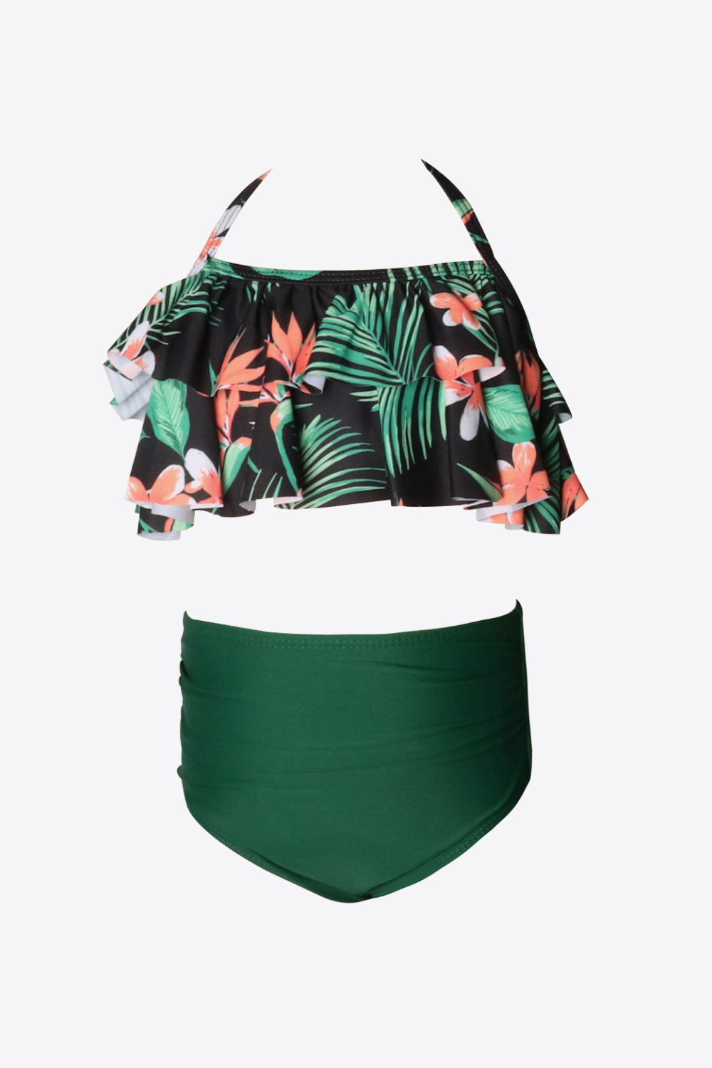 Printed Layered Halter Neck Two-Piece Swim Set king-general-store-5710.myshopify.com