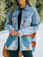 Collared Neck Dropped Shoulder Denim Jacket king-general-store-5710.myshopify.com