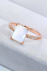 Square Moonstone Ring king-general-store-5710.myshopify.com