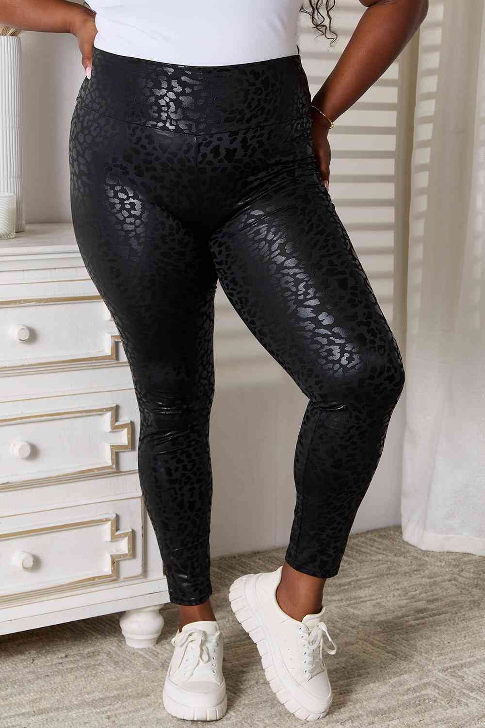 Double Take High Waist Leggings king-general-store-5710.myshopify.com