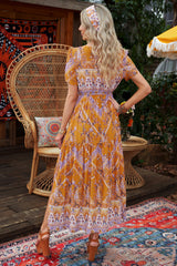 Bohemian Side Slit V-Neck Maxi Dress king-general-store-5710.myshopify.com