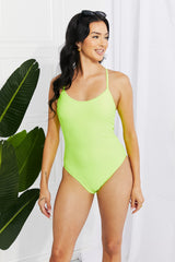 Marina West Swim High Tide One-Piece in Lemon-Lime king-general-store-5710.myshopify.com