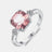 Morganite 925 Sterling Silver Ring king-general-store-5710.myshopify.com