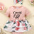 Baby Girl DADDY'S GIRL Graphic Floral Bodysuit Dress - Kings Crown Jewel Boutique