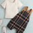 Baby Round Neck Tee and Plaid Overalls Set - Kings Crown Jewel Boutique
