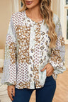 Printed Button Up Long Sleeve Shirt king-general-store-5710.myshopify.com