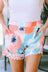 Printed Lace Trim Shorts with Pockets king-general-store-5710.myshopify.com