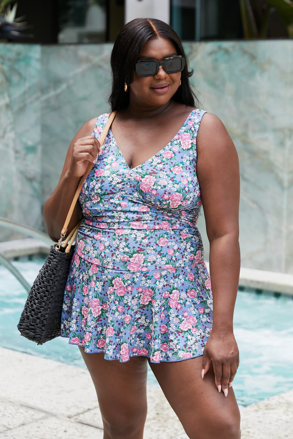 Marina West Swim Full Size Clear Waters Swim Dress in Rose Sky king-general-store-5710.myshopify.com