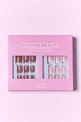 SO PINK BEAUTY Press On Nails 2 Packs king-general-store-5710.myshopify.com