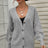 Double Take Rib-Knit Plunge Raglan Sleeve Cardigan king-general-store-5710.myshopify.com