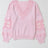 Openwork V-Neck Raglan Sleeve Sweater king-general-store-5710.myshopify.com