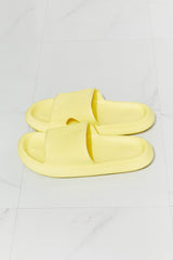 MMShoes Arms Around Me Open Toe Slide in Yellow king-general-store-5710.myshopify.com