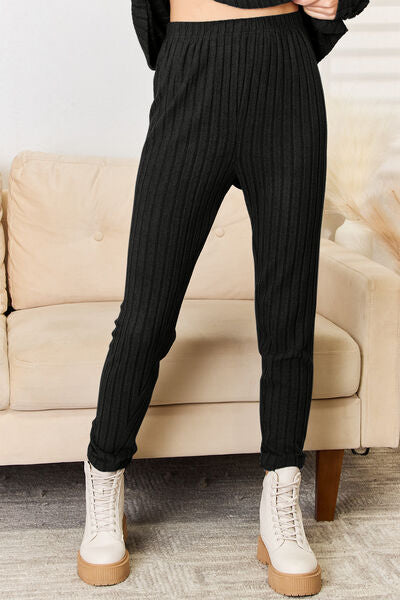 Basic Bae Full Size Notched Long Sleeve Top and Pants Set king-general-store-5710.myshopify.com