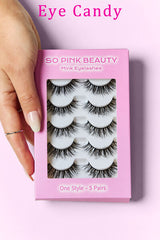 SO PINK BEAUTY Mink Eyelashes 5 Pairs king-general-store-5710.myshopify.com