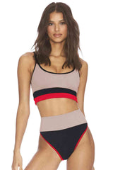 Color Block Spaghetti Strap Two-Piece Swim Set king-general-store-5710.myshopify.com