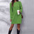 Cable-Knit Round Neck Sweater Dress king-general-store-5710.myshopify.com