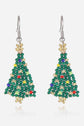 Beaded Christmas Tree Earrings - Kings Crown Jewel Boutique