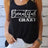 Beautiful Crazy Graphic Tank Top - Kings Crown Jewel Boutique