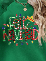 FELIZ NAVIDAD Round Neck Drop Shoulder Sweatshirt king-general-store-5710.myshopify.com