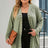 Snap Up V-Neck Long Sleeve Cardigan with Pockets king-general-store-5710.myshopify.com