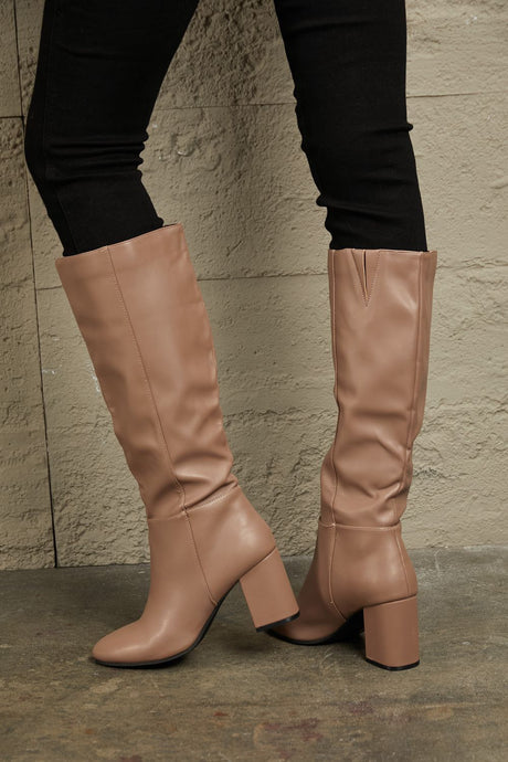 East Lion Corp Block Heel Knee High Boots king-general-store-5710.myshopify.com