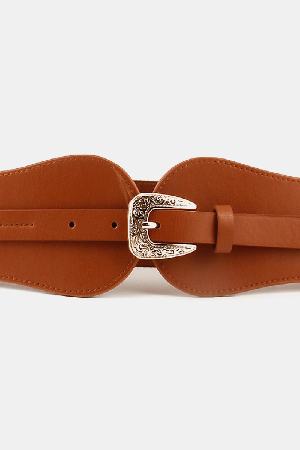 Wide Elastic Belt with Alloy Buckle king-general-store-5710.myshopify.com