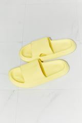 MMShoes Arms Around Me Open Toe Slide in Yellow king-general-store-5710.myshopify.com