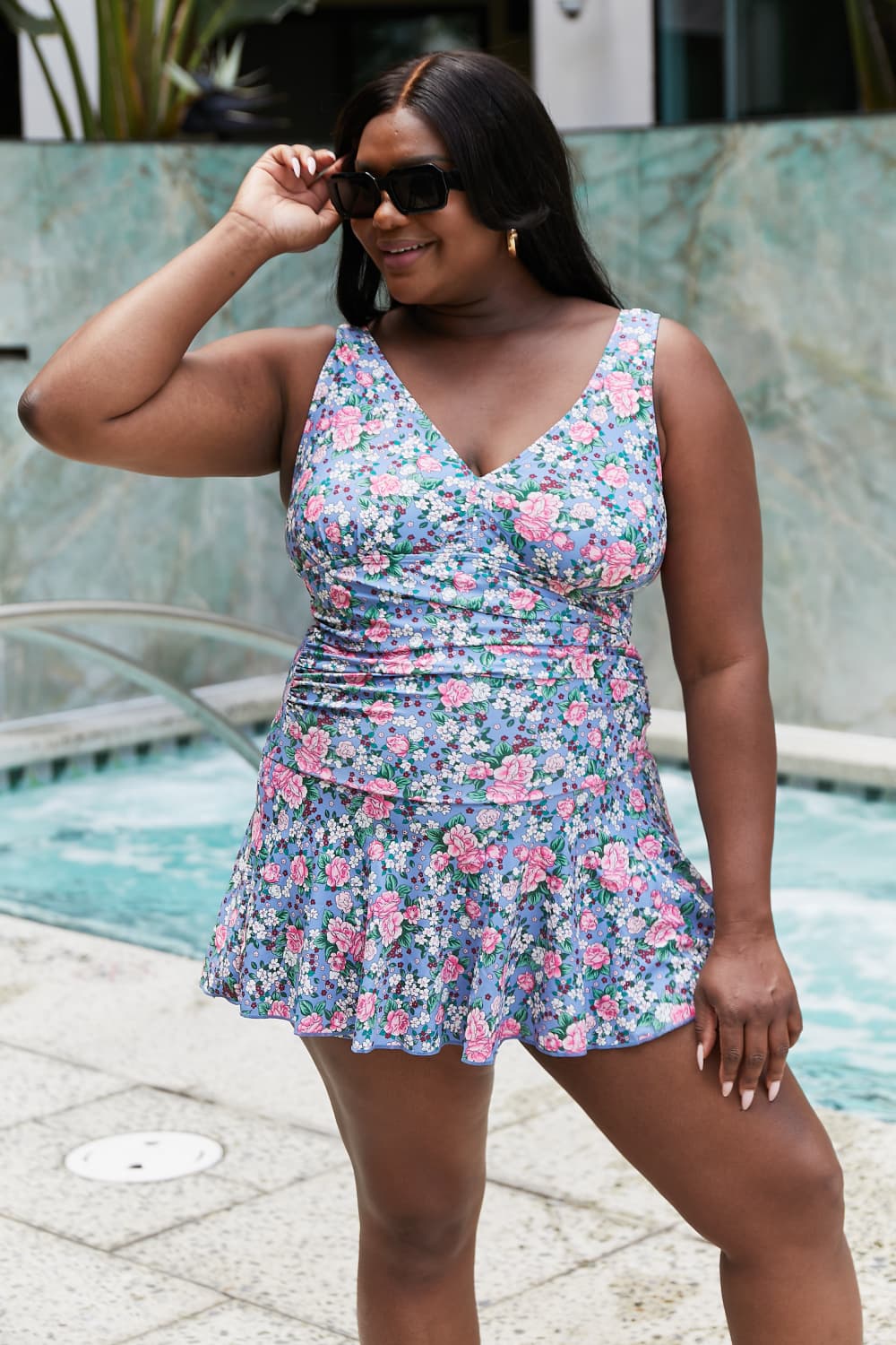 Marina West Swim Full Size Clear Waters Swim Dress in Rose Sky king-general-store-5710.myshopify.com