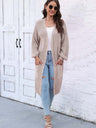 Open Front Longline Cardigan with Pockets king-general-store-5710.myshopify.com