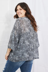 Melody Full Size Snake Print Chiffon Kimono king-general-store-5710.myshopify.com