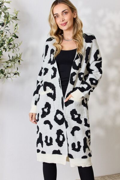 BiBi Leopard Open Front Cardigan king-general-store-5710.myshopify.com