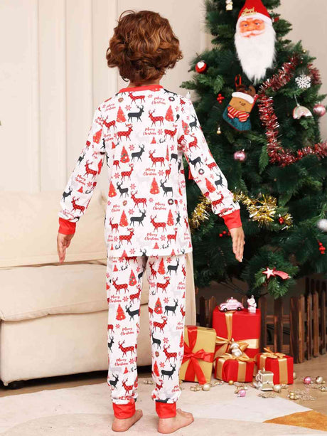 Reindeer Print Top and Pants Set king-general-store-5710.myshopify.com