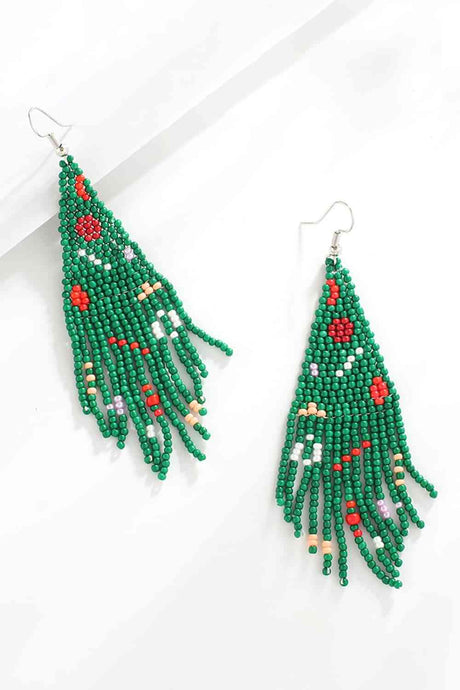 Christmas Beaded Earrings king-general-store-5710.myshopify.com