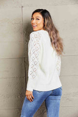 Double Take Rib-Knit Plunge Raglan Sleeve Cardigan king-general-store-5710.myshopify.com