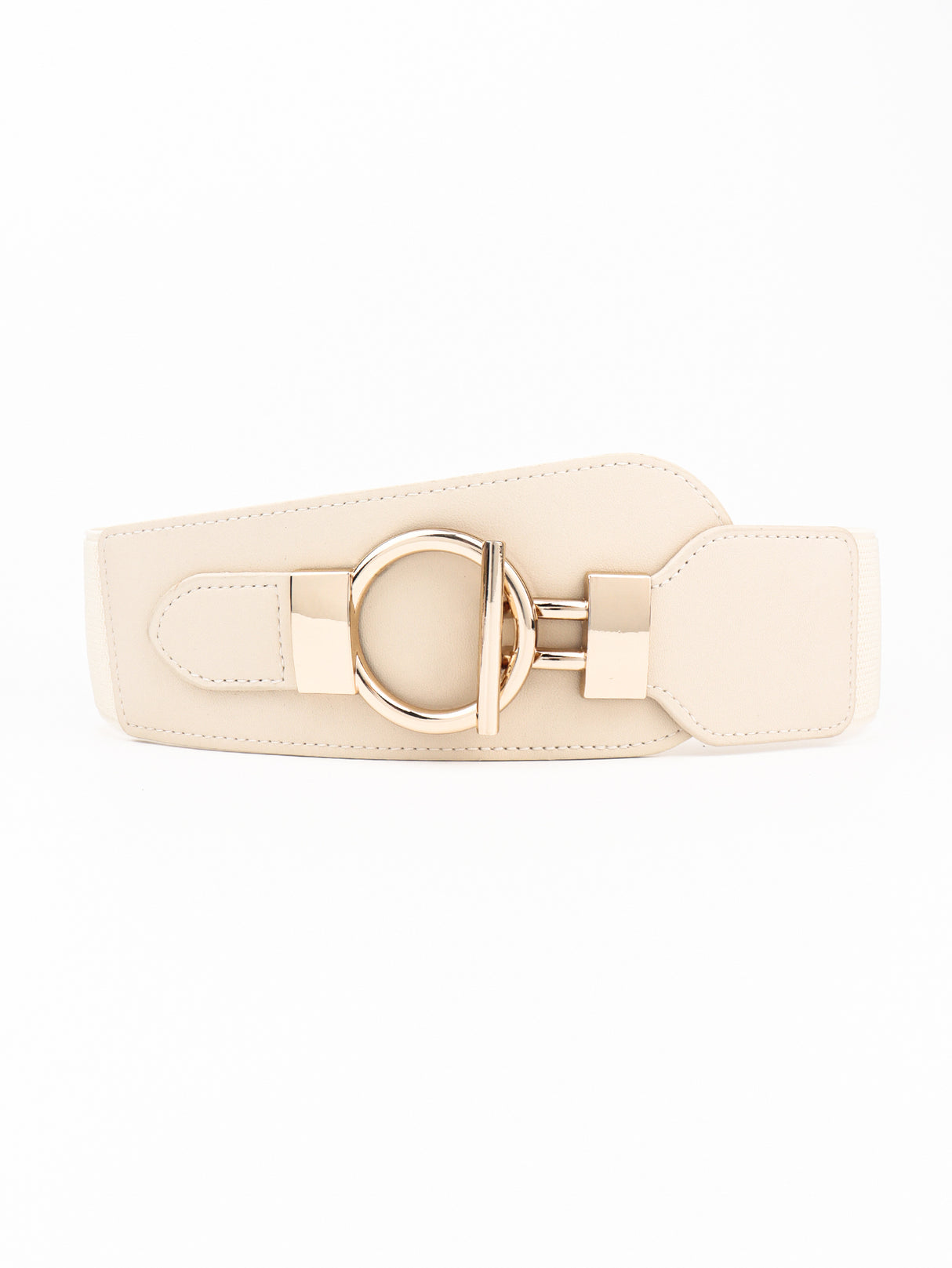 PU Elastic Wide Belt with Alloy Buckle king-general-store-5710.myshopify.com